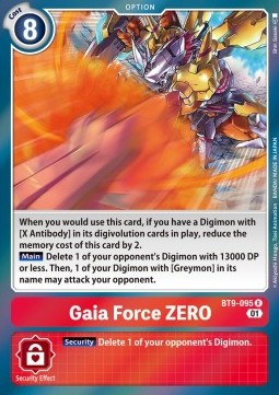 Gaia Force ZERO (BT9-095)