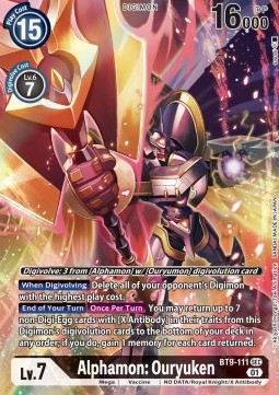 Alphamon: Ouryuken (BT9-111) (V.2)