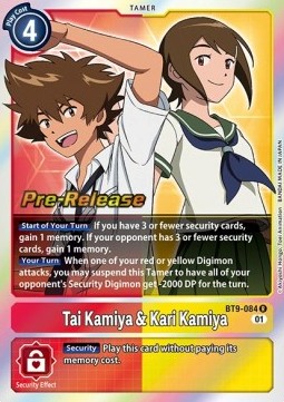 Tai Kamiya & Kari Kamiya (BT9-084)