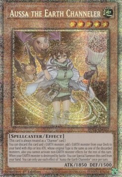 Aussa the Earth Channeler (V.2 - Starlight Rare)