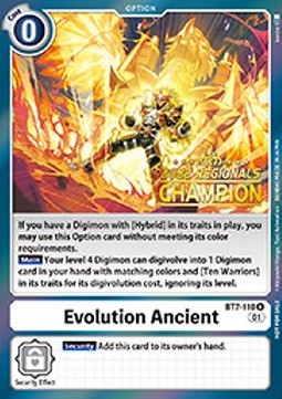 Evolution Ancient (BT7-110) (V.3)