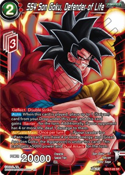 SS4 Son Goku, Defender of Life (V.1 - Starter Rare)