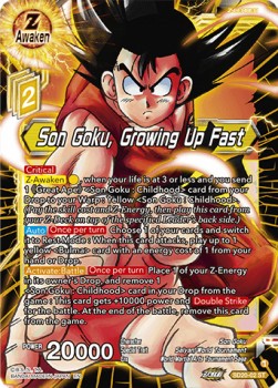 Son Goku, Growing Up Fast (V.1 - Starter Rare)