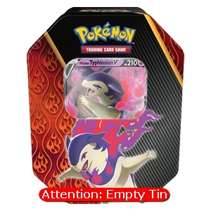 Empty Divergent Powers Tins: Hisuian Typhlosion V Tin