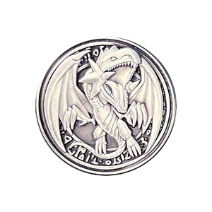 YCS Pre-Register "Blue-Eyes White Dragon" Coin (Silver)