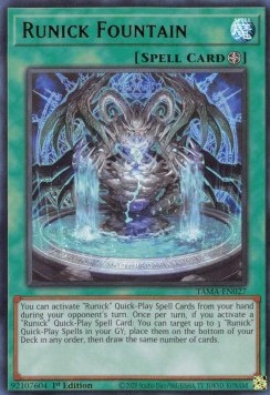 Runick Fountain (V.1 - Ultra Rare)