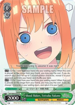 Mood Maker, Yotsuba Nakano (V.1 - Rare)