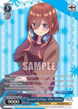 Devoted Feelings, Miku Nakano (V.2 - Feature Rare)