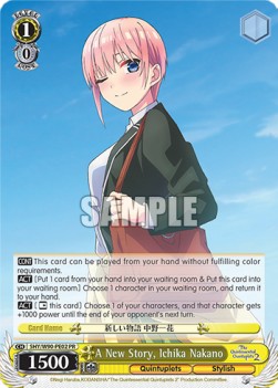 A New Story, Ichika Nakano (V.1 - Promo)