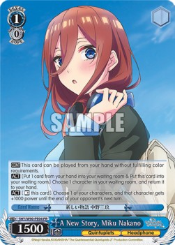 A New Story, Miku Nakano (V.1 - Promo)