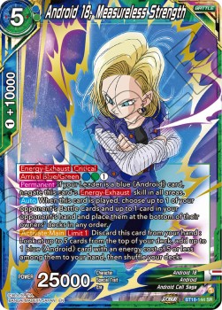 Android 18, Measureless Strength (V.1 - Super Rare)