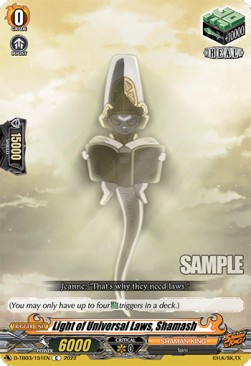 Light of Universal Laws, Shamash [D Format] (V.1 - Common)