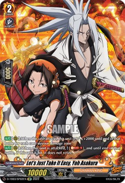 Let's Just Take It Easy, Yoh Asakura [D Format] (V.3 - Special Parallel)