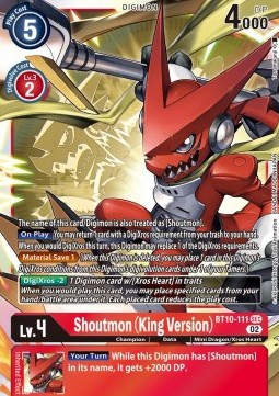 Shoutmon (King Version) (BT10-111) (V.1)