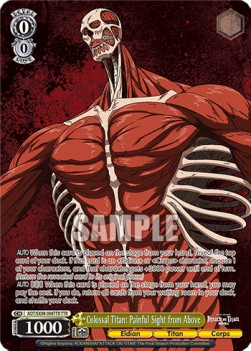 Colossal Titan: Painful Sight from Above (V.2 - Feature Rare)