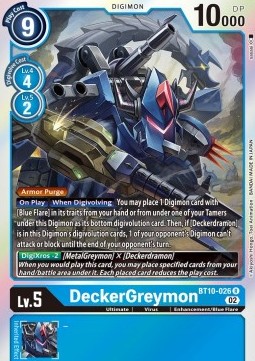 DeckerGreymon (BT10-026) (V.1)