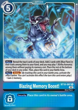 Blazing Memory Boost! (BT10-097)