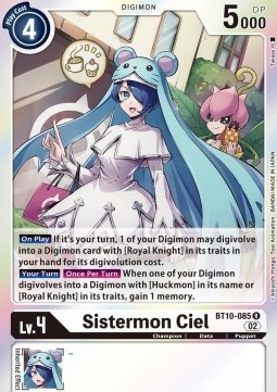 Sistermon Ciel (BT10-085) (V.1)