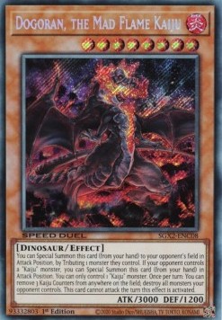 Dogoran, the Mad Flame Kaiju (V.2 - Secret Rare)