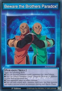 Beware the Brothers Paradox! (Skill)