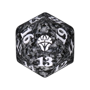 Dominaria United: D20 Die (Black)