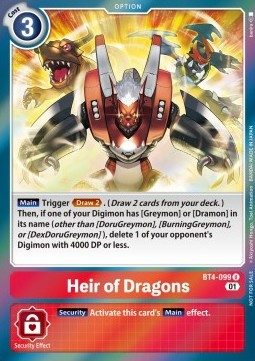 Heir of Dragons (BT4-099)