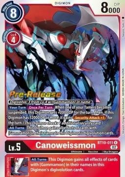 Canoweissmon (BT10-011)