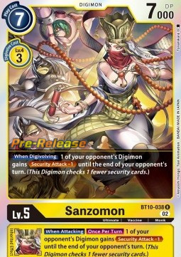 Sanzomon (BT10-038)