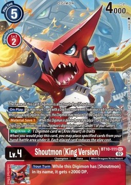 Shoutmon (King Version) (BT10-111) (V.2)