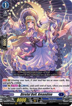 Direful Doll, Amandine [D Format] (V.1 - Triple Rare)