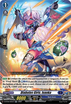 Diabolos Girls, Ivanka [D Format] (V.1 - Double Rare)