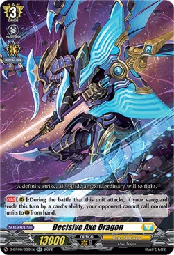 Decisive Axe Dragon [D Format] (V.1 - Double Rare)