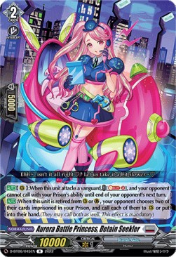 Aurora Battle Princess, Detain Seekler [D Format] (V.1 - Rare)