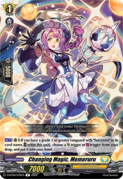 Changing Magic, Memeruru [D Format] (V.1 - Rare)