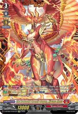 Chakrabarthi Phoenix Dragon, Nirvana Jheva [D Format] (V.3 - Feature Rare)