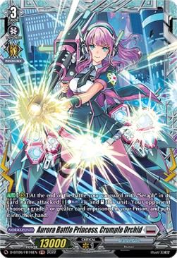 Aurora Battle Princess, Crumple Orchid [D Format] (V.2 - Feature Rare)