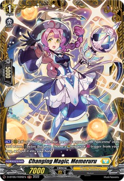 Changing Magic, Memeruru [D Format] (V.2 - Feature Rare)