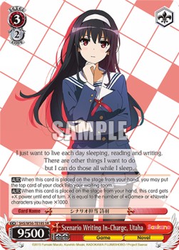 Scenario Writing In-Charge, Utaha (V.3 - Super Rare)