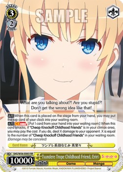 Tsundere Trope Childhood Friend, Eriri (V.1 - Double Rare)