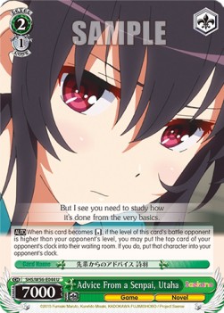 Advice From a Senpai, Utaha