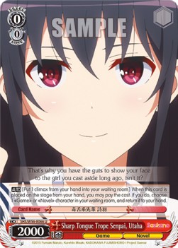 Sharp Tongue Trope Senpai, Utaha