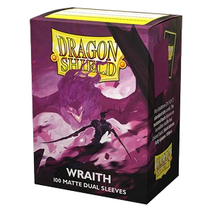 100 Dragon Shield Sleeves - Matte Dual Wraith