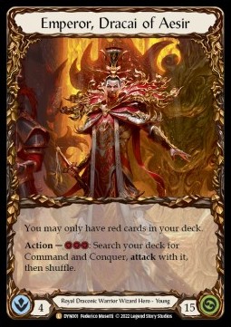 Emperor, Dracai of Aesir (Cold Foil)