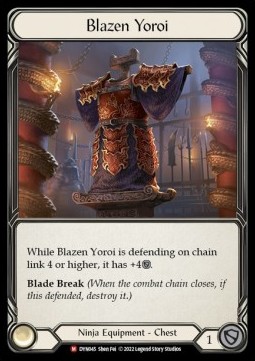 Blazen Yoroi (Rainbow Foil)