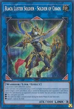 Black Luster Soldier - Soldier of Chaos (V.3 - Secret Parallel Rare)