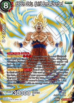 SS Son Goku, Spirit Bomb Absorbed (V.1 - Super Rare)