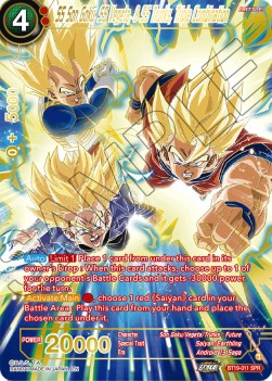 SS Son Goku, SS Vegeta, & SS Trunks, Triple Combination (V.2 - Special Rare)