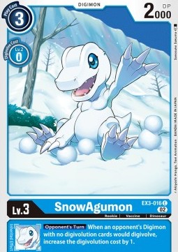 SnowAgumon (EX3-016)