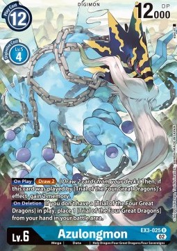 Azulongmon (EX3-025) (V.2)