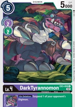 DarkTyrannomon (EX3-059)